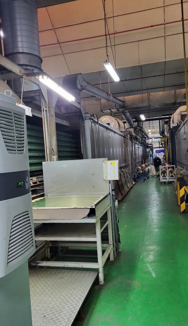 Crabtree F1 coating line with 33 meter LTG tunnel-oven