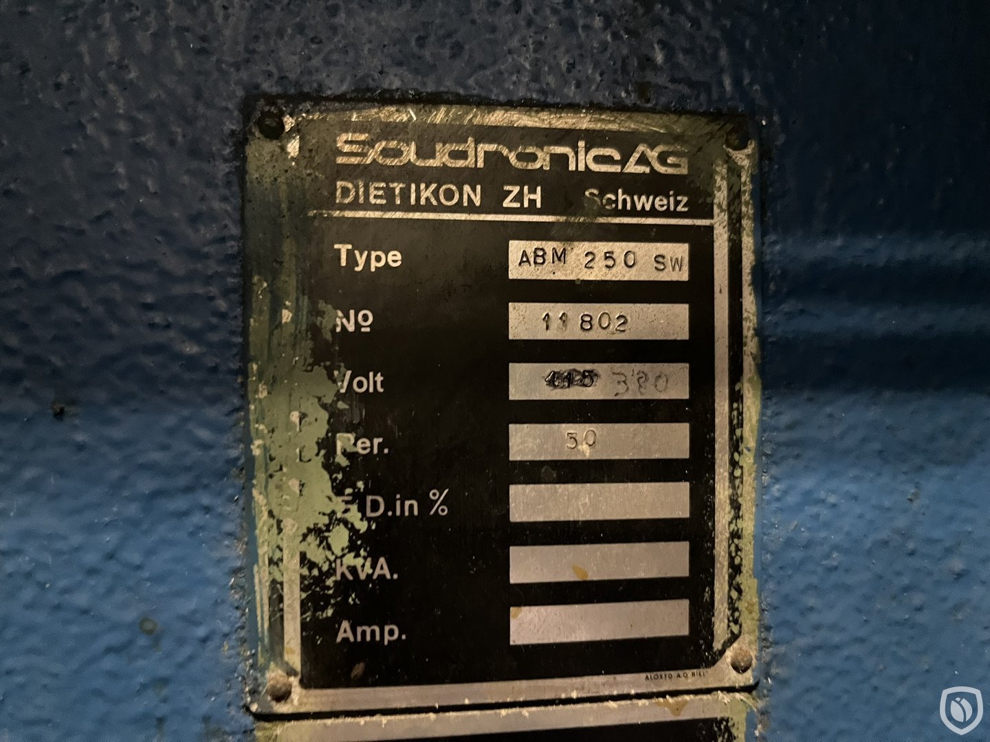 Soudronic ABM 250 SW