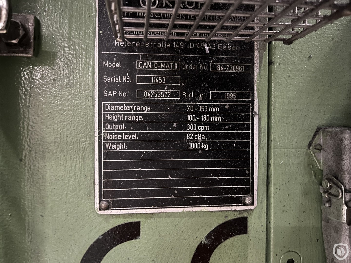 Krupp CAN-O-MAT II