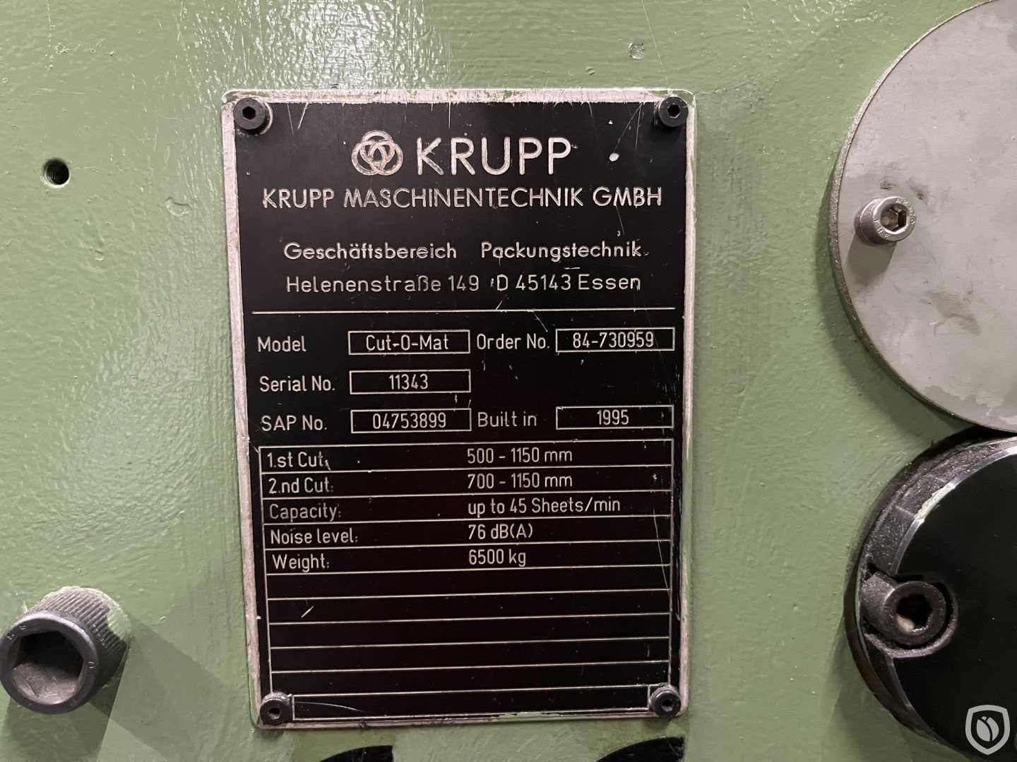 Krupp Cut-O-Mat